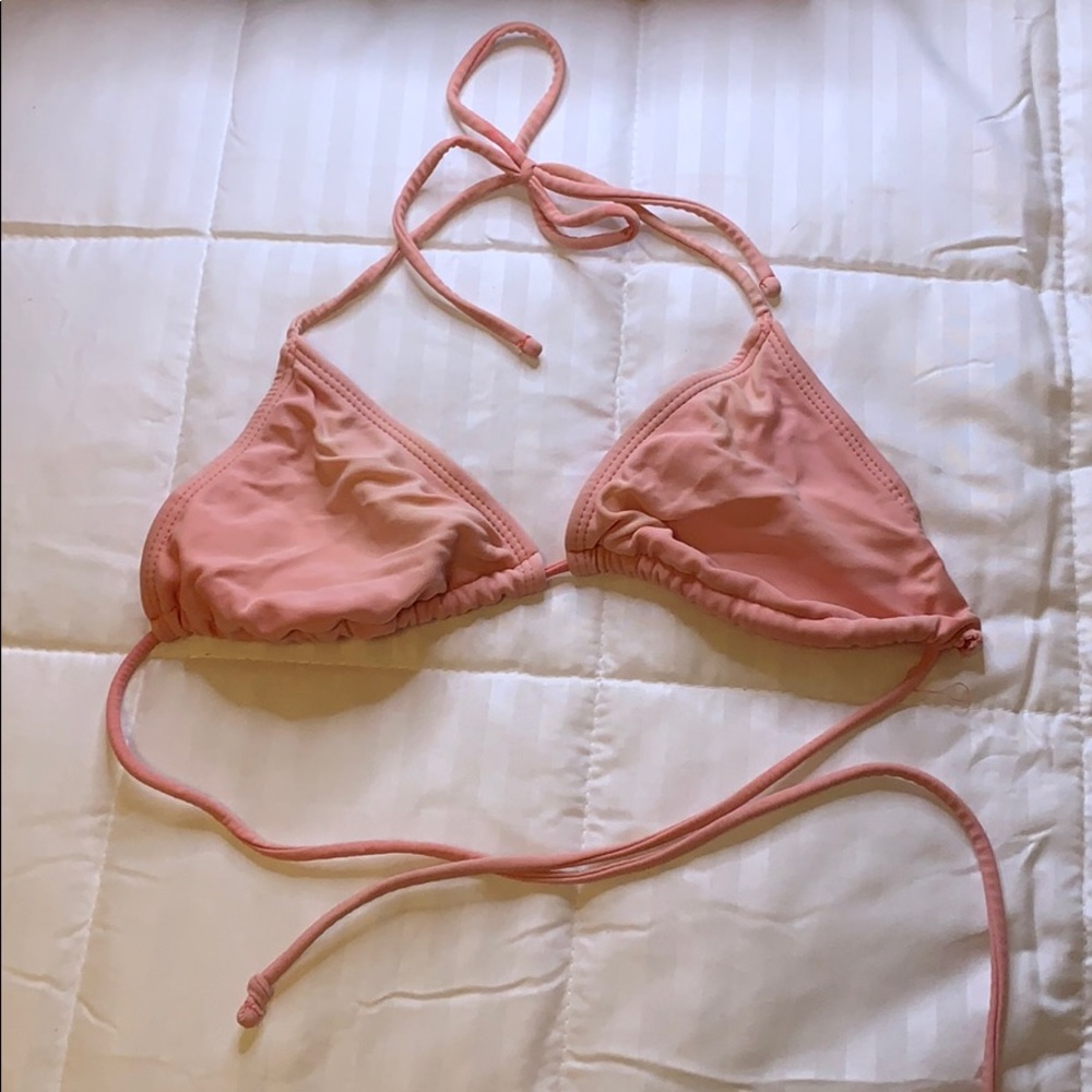 Light pink bikini top